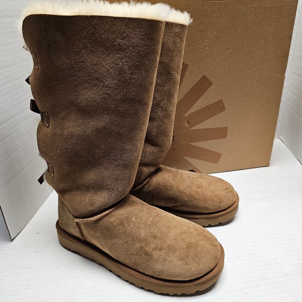 Tall Women's Bailey Bow II Boot Womens Chestnut Brown Lush 1016434 10 USA 41
